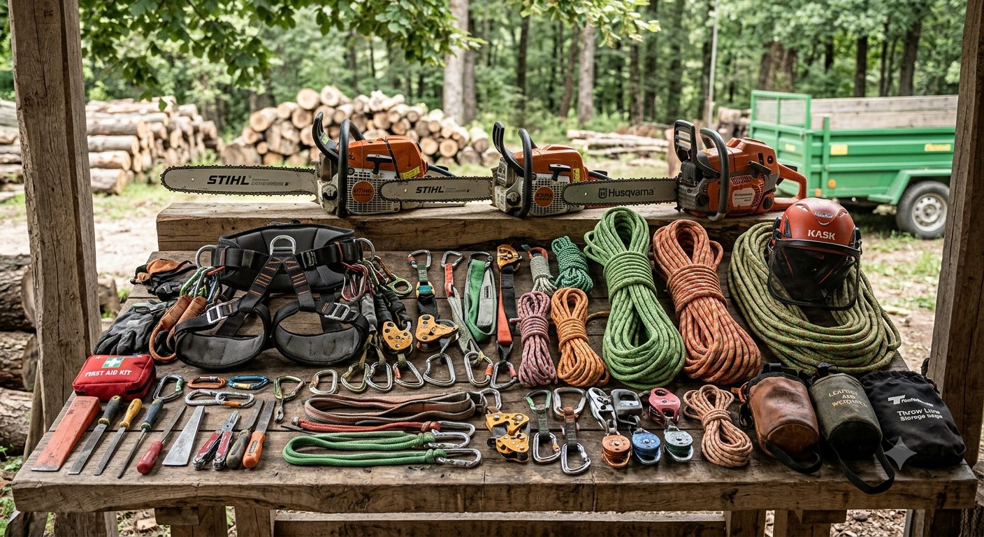 Potatura professionale in tree climbing
